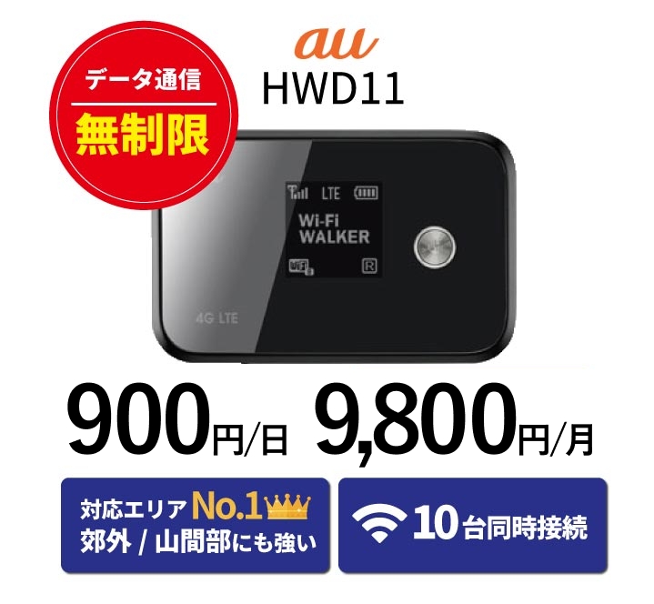 Wi-Fi WALKER LTE HWD11 au 通販